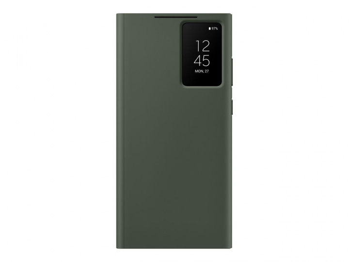 Samsung Galaxy S23 Ultra Smart View Wallet Case Green i gruppen SMARTPHONE & SURFPLATTOR / Mobilskydd / Samsung hos TP E-commerce Nordic AB (C21772)