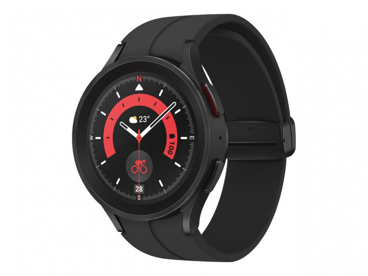 Samsung GALAXY WATCH 5 PRO 4G 45 MM Black Titanium i gruppen SPORT, FRITID & HOBBY / Smartwatch & Aktivitetsarmband / Smartwatches hos TP E-commerce Nordic AB (C21838)