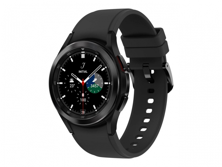 Samsung Galaxy Watch 4 Classic, Svart i gruppen SPORT, FRITID & HOBBY / Smartwatch & Aktivitetsarmband / Smartwatches hos TP E-commerce Nordic AB (C21897)