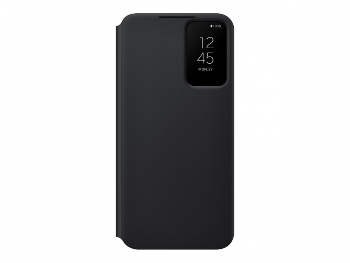 Samsung Smart Clear View Cover - Mobilväska till Samsung Galaxy S22, Svart i gruppen SMARTPHONE & SURFPLATTOR / Mobilskydd / Samsung hos TP E-commerce Nordic AB (C21924)