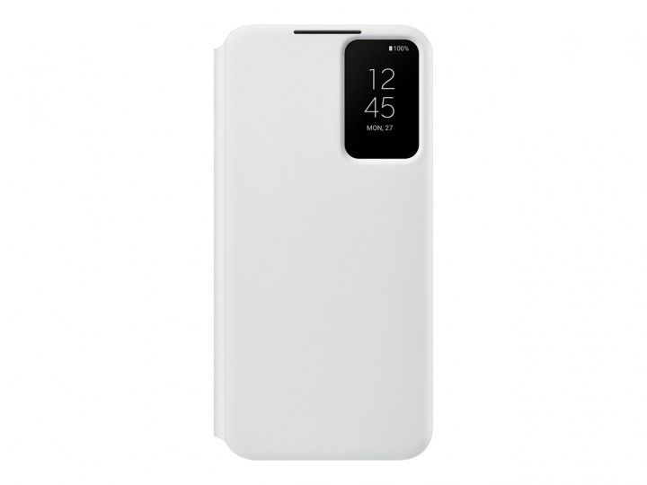 Samsung Smart Clear View Cover - Mobilväska till Samsung Galaxy S22 Plus, Vit i gruppen SMARTPHONE & SURFPLATTOR / Mobilskydd / Samsung hos TP E-commerce Nordic AB (C21926)