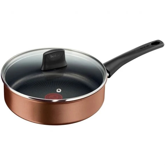 Tefal Resource Sautepan G2533232 - Kokkärl 24cm inkl Glaslock i gruppen HEM, HUSHÅLL & TRÄDGÅRD / Köksredskap / Grytor & Kastruller hos TP E-commerce Nordic AB (C21975)