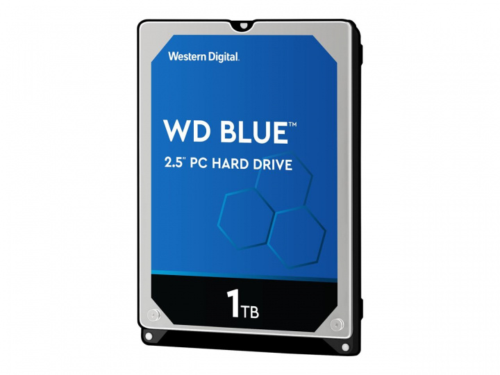 Western Digital SATA Hårddisk 1TB, Blå i gruppen DATORER & KRINGUTRUSTNING / Datorkomponenter / Hårddiskar / Interna 2.5 tum hos TP E-commerce Nordic AB (C21991)