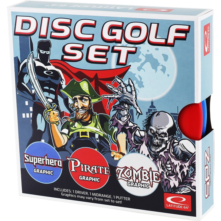 Latitude 64 Disc Golf Set SPZ 3 olika Discar i gruppen LEKSAKER, BARN- & BABYPRODUKTER / Uteleksaker / Sport & Spel hos TP E-commerce Nordic AB (C22085)