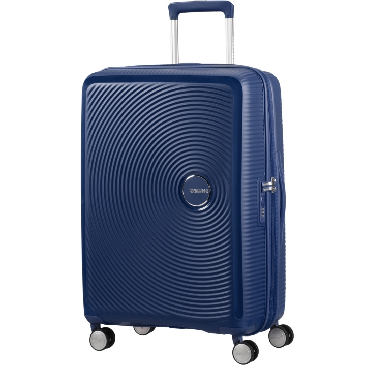 American Tourister Soundbox Resväska 67 Exp. Midnight Navy i gruppen SPORT, FRITID & HOBBY / Resetillbehör / Resväskor hos TP E-commerce Nordic AB (C22190)