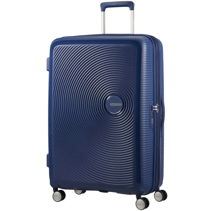 American Tourister Soundbox Resväska 77 Exp. Midnight Navy i gruppen SPORT, FRITID & HOBBY / Resetillbehör / Resväskor hos TP E-commerce Nordic AB (C22193)