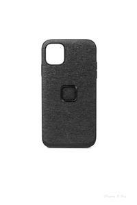 Peak Design Everyday Fabric Case iPhone 11 Pro - Charcoal i gruppen SMARTPHONE & SURFPLATTOR / Mobilskydd / Apple / iPhone 11 Pro / Skal hos TP E-commerce Nordic AB (C22283)