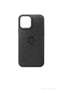 Peak Design Everyday Fabric Case iPhone 12 Pro Max - Charcoal i gruppen SMARTPHONE & SURFPLATTOR / Mobilskydd / Apple / iPhone 12 Pro Max / Skal hos TP E-commerce Nordic AB (C22287)