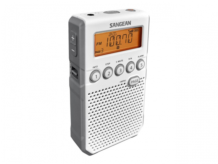 Sangean DT-800 Fickradio, Vit i gruppen HEMELEKTRONIK / Ljud & Bild / Hemmabio, HiFi & Bärbart / Radio & Väckarklockor / Radio hos TP E-commerce Nordic AB (C22364)