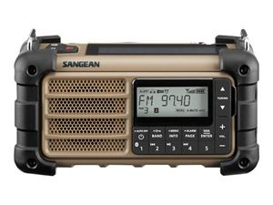 Sangean MMR99 - Multifunktionell Vevradio med AM/FM-RBDS/Bluetooth, Desert Tan i gruppen HEMELEKTRONIK / Ljud & Bild / Hemmabio, HiFi & Bärbart / Radio & Väckarklockor / Radio hos TP E-commerce Nordic AB (C22370)