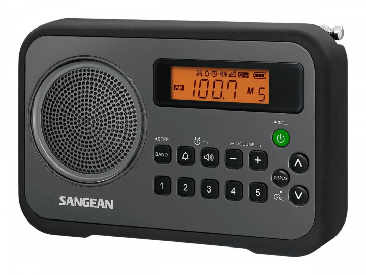 Sangean PRD18 - Portabel Radio, Svart i gruppen HEMELEKTRONIK / Ljud & Bild / Hemmabio, HiFi & Bärbart / Radio & Väckarklockor / Radio hos TP E-commerce Nordic AB (C22372)