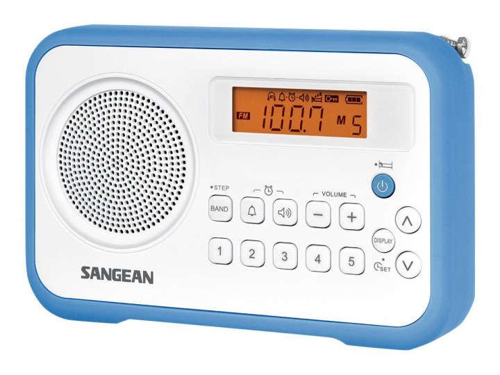 Sangean PRD18 - Portabel Radio, Blå i gruppen HEMELEKTRONIK / Ljud & Bild / Hemmabio, HiFi & Bärbart / Radio & Väckarklockor / Radio hos TP E-commerce Nordic AB (C22373)