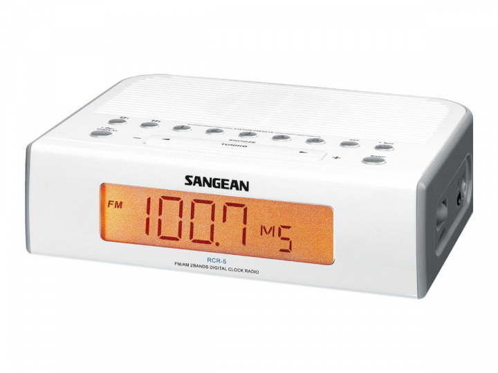 Sangean RCR5 - Klockradio, Silver i gruppen HEMELEKTRONIK / Ljud & Bild / Hemmabio, HiFi & Bärbart / Radio & Väckarklockor / Klockradio hos TP E-commerce Nordic AB (C22380)