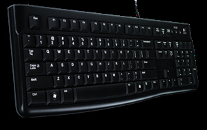 Logitech K120 Keyboard i gruppen DATORER & KRINGUTRUSTNING / Möss & Tangentbord / Tangentbord / Trådbundna hos TP E-commerce Nordic AB (C22469)