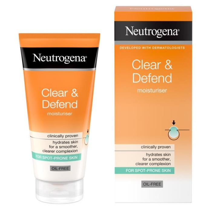 Neutrogena Clear & Defend Moisturiser 50 ml i gruppen SKÖNHET & HÄLSA / Hudvård / Ansiktsvård / Rengöring hos TP E-commerce Nordic AB (C22600)