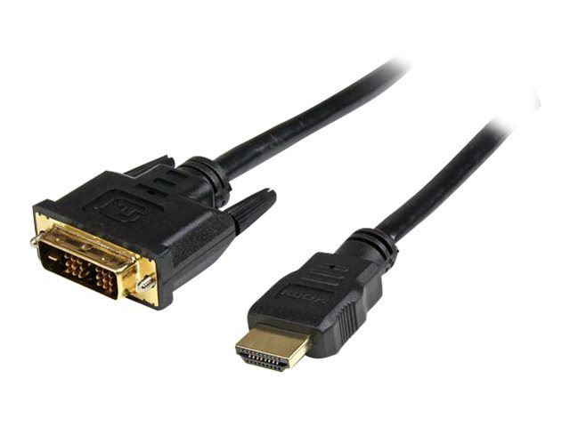 StarTech 1m Hdmi To Dvi-D Cable - M/M i gruppen DATORER & KRINGUTRUSTNING / Datorkablar / DVI / Kablar hos TP E-commerce Nordic AB (C22724)