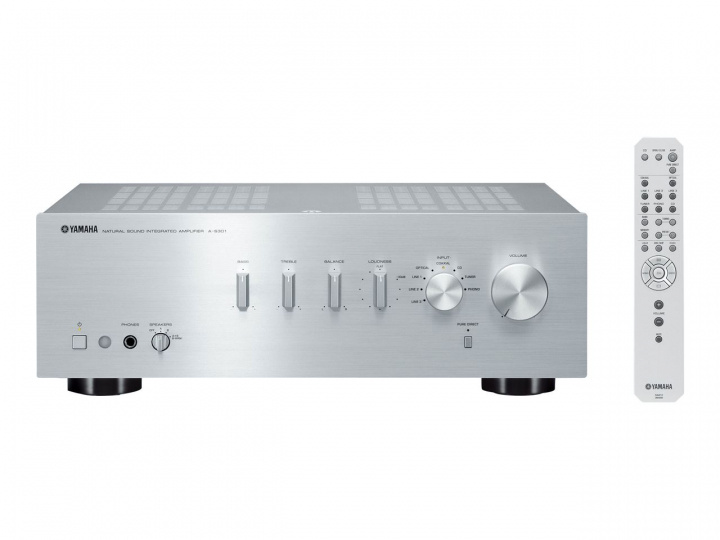 Yamaha AS301SI2 - Förstärkare, Silver i gruppen HEMELEKTRONIK / Ljud & Bild / Hemmabio, HiFi & Bärbart / Förstärkare & Receiver hos TP E-commerce Nordic AB (C22790)