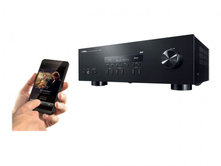 Yamaha RS202DBL2 - HiFi-Reciever med Bluetooth och DAB/DAB+tuner, Svart i gruppen HEMELEKTRONIK / Ljud & Bild / Hemmabio, HiFi & Bärbart / Förstärkare & Receiver hos TP E-commerce Nordic AB (C22812)