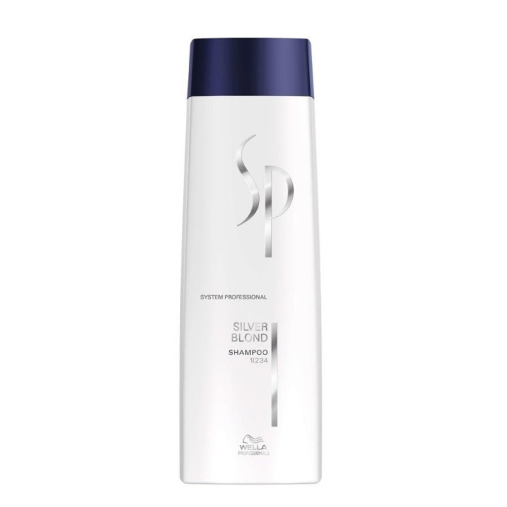 Wella SP Silver Blond Shampoo 250ml i gruppen SKÖNHET & HÄLSA / Hår & Styling / Hårvårdsprodukter / Hårfärg / Silverschampo hos TP E-commerce Nordic AB (C22884)