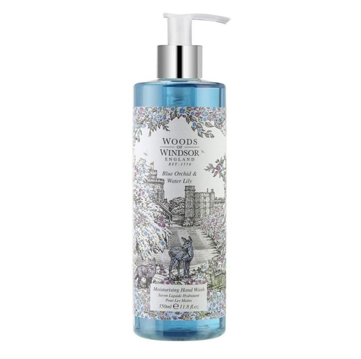 Woods of Windsor Blue Orchid & Water Lily Moisturizing Hand Wash 350ml i gruppen SKÖNHET & HÄLSA / Hudvård / Kroppsvård / Bad & Duschcreme hos TP E-commerce Nordic AB (C22948)