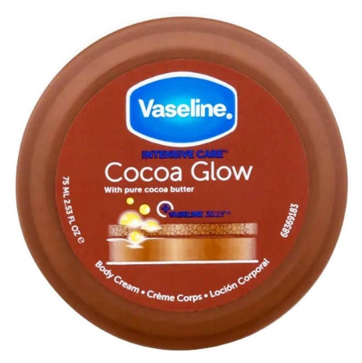Vaseline Intensive Care Cocoa Glow Body Cream 75ml i gruppen SKÖNHET & HÄLSA / Hudvård / Kroppsvård / Body lotion hos TP E-commerce Nordic AB (C22951)