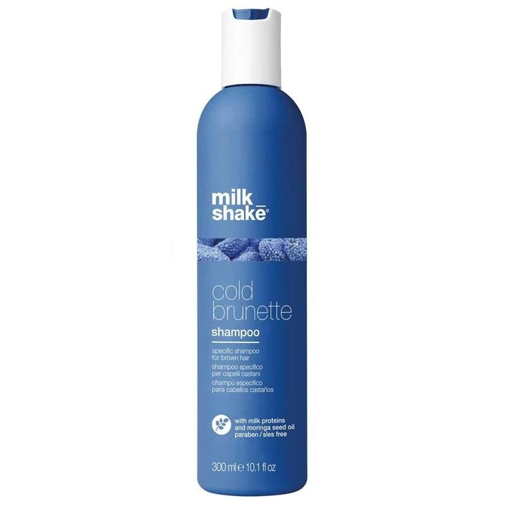 Milk_Shake Cold Brunette Shampoo 300ml i gruppen SKÖNHET & HÄLSA / Hår & Styling / Hårvårdsprodukter / Hårfärg / Silverschampo hos TP E-commerce Nordic AB (C23007)