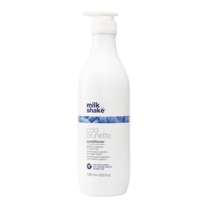 Milk_Shake Cold Brunette Conditioner 1000ml i gruppen SKÖNHET & HÄLSA / Hår & Styling / Hårvårdsprodukter / Hårfärg / Silverbalsam hos TP E-commerce Nordic AB (C23008)