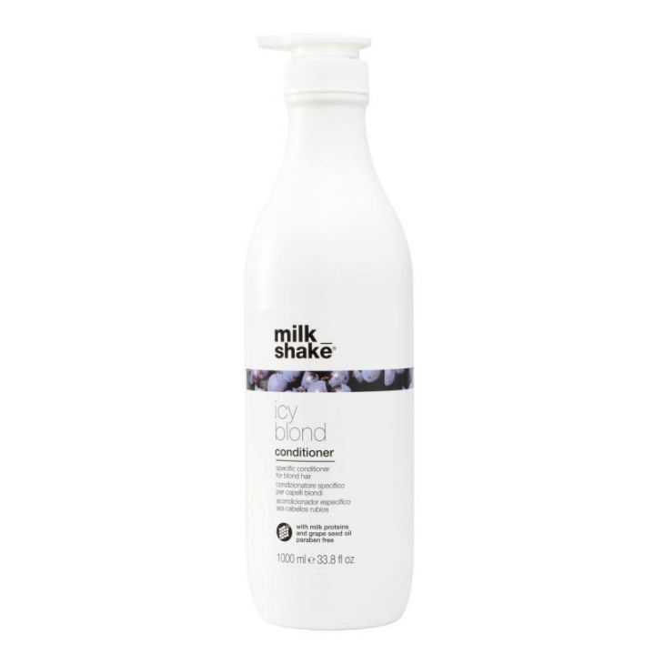 Milk_Shake Icy Blond Conditioner 1000ml i gruppen SKÖNHET & HÄLSA / Hår & Styling / Hårvårdsprodukter / Hårfärg / Silverbalsam hos TP E-commerce Nordic AB (C23010)