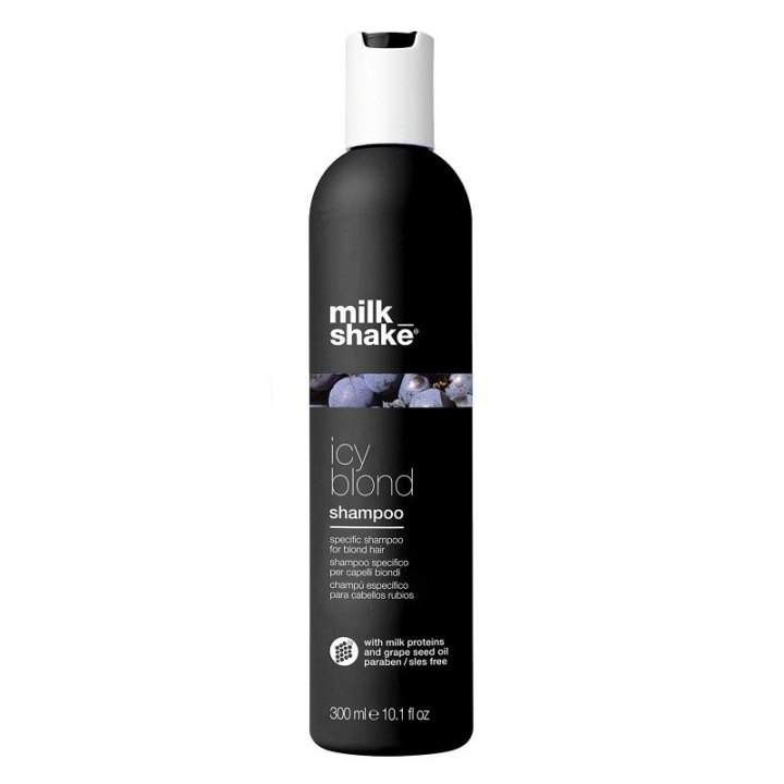 milk_shake Icy Blond Shampoo 300ml i gruppen SKÖNHET & HÄLSA / Hår & Styling / Hårvårdsprodukter / Hårfärg / Silverschampo hos TP E-commerce Nordic AB (C23042)