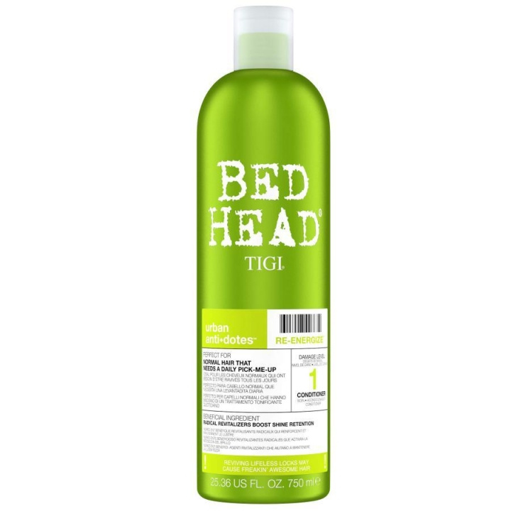 TIGI Bed Head Re-energize Conditioner 1 750ml i gruppen SKÖNHET & HÄLSA / Hår & Styling / Hårvårdsprodukter / Balsam hos TP E-commerce Nordic AB (C23043)