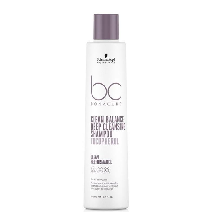 Schwarzkopf BC Clean Balance Deep Cleansing Shampoo 250ml i gruppen SKÖNHET & HÄLSA / Hår & Styling / Hårvårdsprodukter / Schampo hos TP E-commerce Nordic AB (C23066)