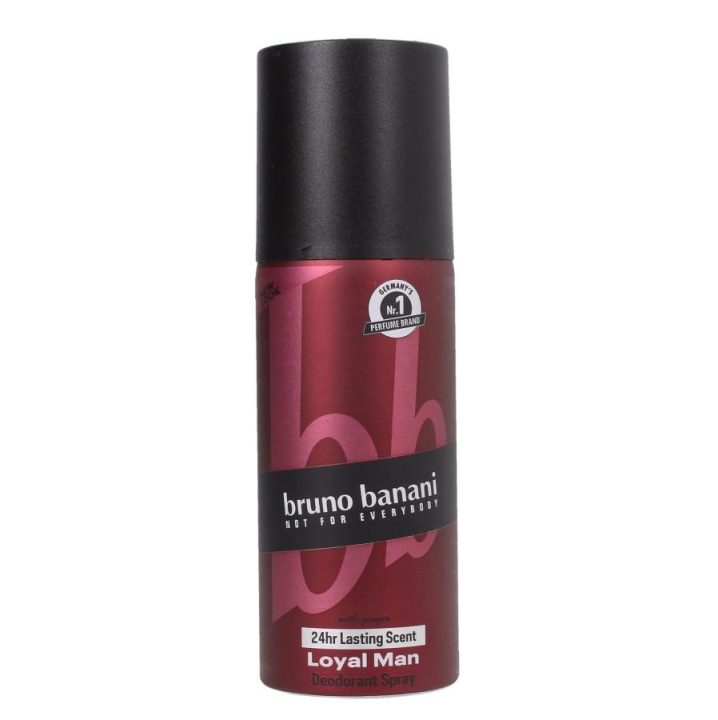 Bruno Banani Loyal Man Deodorant Spray 150ml i gruppen SKÖNHET & HÄLSA / Doft & Parfym / Deodorant / Deo för honom hos TP E-commerce Nordic AB (C23072)