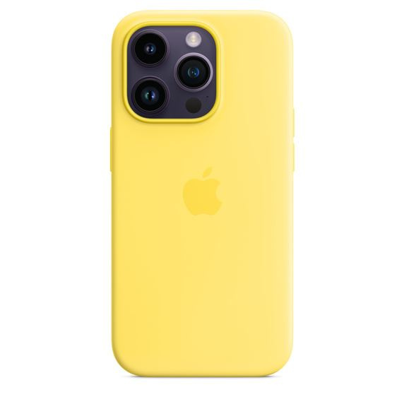 Apple Iphone 14 Pro Silicone Case With Magsafe - Canary Yellow i gruppen SMARTPHONE & SURFPLATTOR / Mobilskydd / Apple / iPhone 14 hos TP E-commerce Nordic AB (C23092)