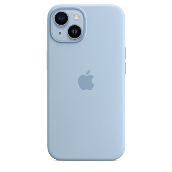 Apple Iphone 14 Silicone Case With Magsafe - Sky i gruppen SMARTPHONE & SURFPLATTOR / Mobilskydd / Apple / iPhone 14 hos TP E-commerce Nordic AB (C23099)