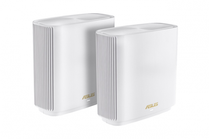 ASUS ZenWiFi AX XT8 V2 Mesh 2-pack White i gruppen DATORER & KRINGUTRUSTNING / Nätverk / Routrar hos TP E-commerce Nordic AB (C23109)