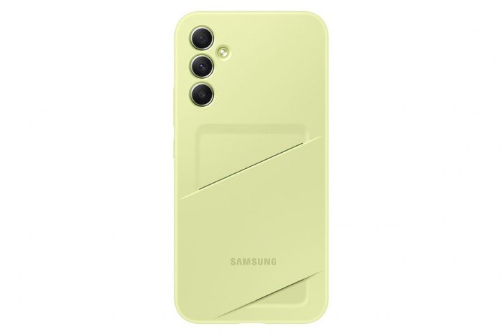 Samsung Card Slot Case Lime Galaxy A34 i gruppen SMARTPHONE & SURFPLATTOR / Mobilskydd / Samsung hos TP E-commerce Nordic AB (C23139)