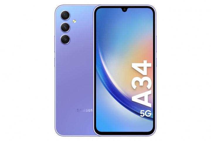 Samsung Galaxy A34 5G 128GB Light Violet i gruppen SMARTPHONE & SURFPLATTOR / Mobiltelefoner & smartphones hos TP E-commerce Nordic AB (C23158)