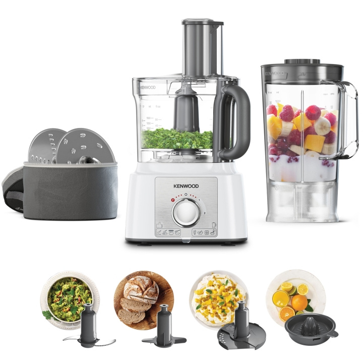 Kenwood Matberedare FDP65.450WH MultiPro Express i gruppen HEM, HUSHÅLL & TRÄDGÅRD / Hushållsmaskiner / Matberedare & Köksassistenter / Matberedare hos TP E-commerce Nordic AB (C23219)