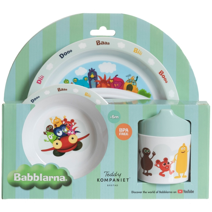 Babblarna Matset, 3 Delar i gruppen LEKSAKER, BARN- & BABYPRODUKTER / Äta & Dricka / Barnserviser hos TP E-commerce Nordic AB (C23234)