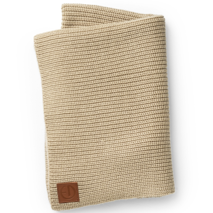 Elodie Details Wool Knitted Blanket - Pure Khaki i gruppen LEKSAKER, BARN- & BABYPRODUKTER / Barntextilier / Babyfiltar hos TP E-commerce Nordic AB (C23261)
