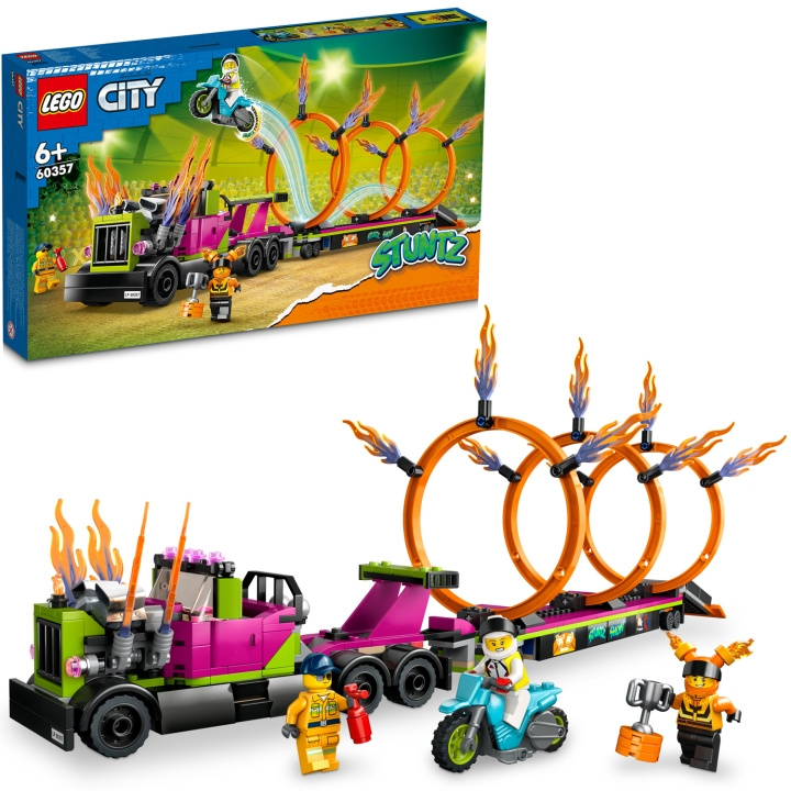 LEGO City Stuntz - Stuntbil Och Eldringsutmaning i gruppen LEKSAKER, BARN- & BABYPRODUKTER / Leksaker / Byggleksaker / Lego hos TP E-commerce Nordic AB (C23360)