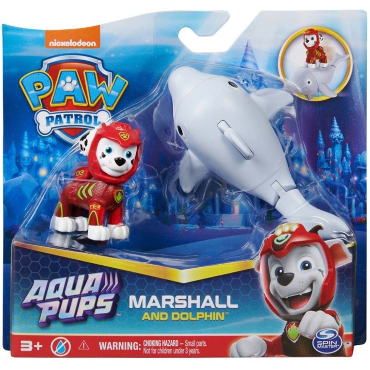 Paw Patrol Aqua Hero Pups Marshall i gruppen LEKSAKER, BARN- & BABYPRODUKTER / Leksaker / Övriga leksaker hos TP E-commerce Nordic AB (C23381)