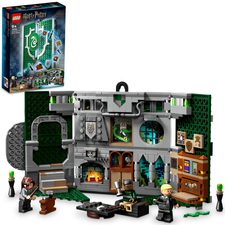 LEGO Slytherin - Elevhemsbanderoll 76410 i gruppen LEKSAKER, BARN- & BABYPRODUKTER / Leksaker / Byggleksaker / Lego hos TP E-commerce Nordic AB (C23411)