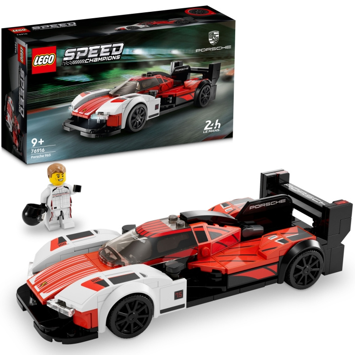 LEGO Speed Champions - Porsche 963 76916 i gruppen LEKSAKER, BARN- & BABYPRODUKTER / Leksaker / Byggleksaker / Lego hos TP E-commerce Nordic AB (C23418)