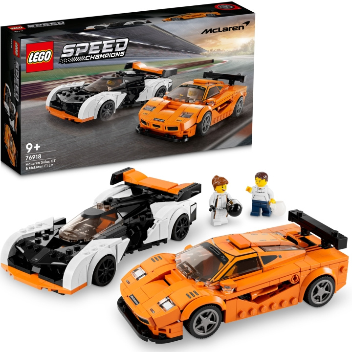 LEGO McLaren Solus GT & McLaren F1 LM 76918 i gruppen LEKSAKER, BARN- & BABYPRODUKTER / Leksaker / Byggleksaker / Lego hos TP E-commerce Nordic AB (C23420)