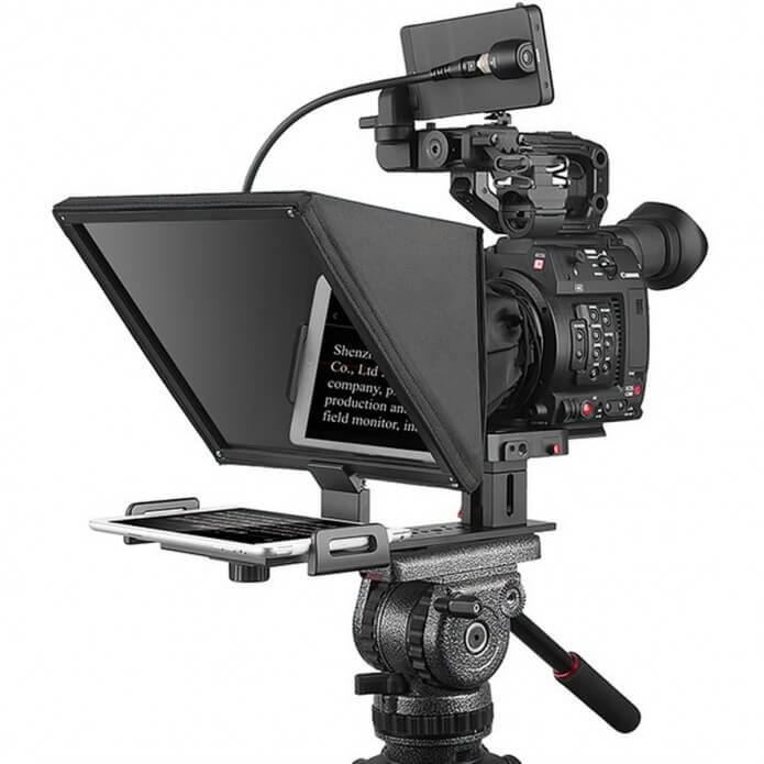 DESVIEW Hopfällbar Teleprompter T12 i gruppen HEMELEKTRONIK / Foto & Video / Fotoutrustning / Övrigt hos TP E-commerce Nordic AB (C23444)
