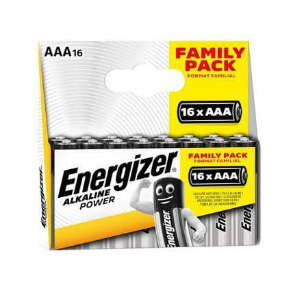 Energizer Batteri AAA/LR03 Alkaline Power 16-pack i gruppen HEMELEKTRONIK / Batterier & Laddare / Batterier / AAA hos TP E-commerce Nordic AB (C23509)