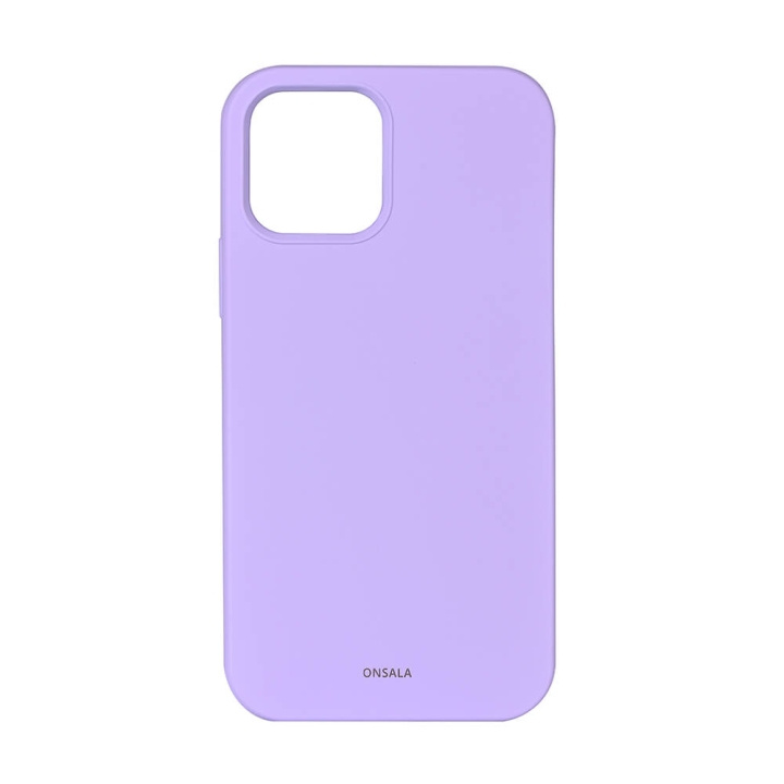 ONSALA Mobilskal Silikon Purple - iPhone 12/12 Pro i gruppen SMARTPHONE & SURFPLATTOR / Mobilskydd / Apple / iPhone 12/12 Pro / Skal hos TP E-commerce Nordic AB (C23599)