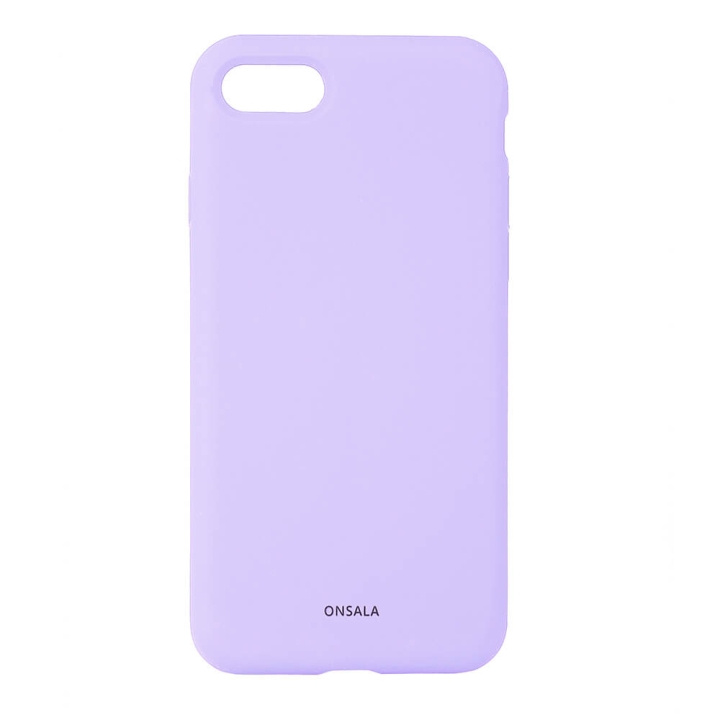 ONSALA Mobilskal Silikon Purple - iPhone 6/7/8/SE i gruppen SMARTPHONE & SURFPLATTOR / Mobilskydd / Apple / iPhone SE (2nd gen & 3rd gen) / Skal hos TP E-commerce Nordic AB (C23601)
