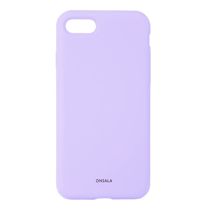 Onsala Mobilskal Silikon Purple - iPhone 6/7/8/SE i gruppen SMARTPHONE & SURFPLATTOR / Mobilskydd / Apple / iPhone SE (2nd gen & 3rd gen) / Skal hos TP E-commerce Nordic AB (C23601)